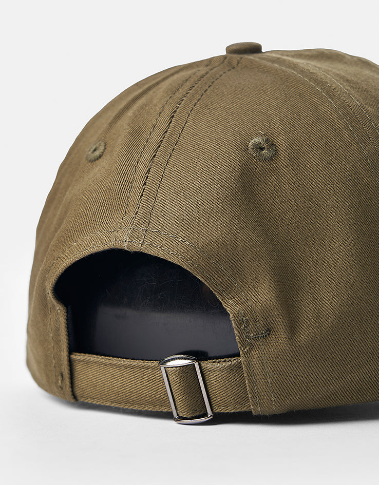 Santa Cruz Dot Guy 6 Panel Cap - Deep Olive