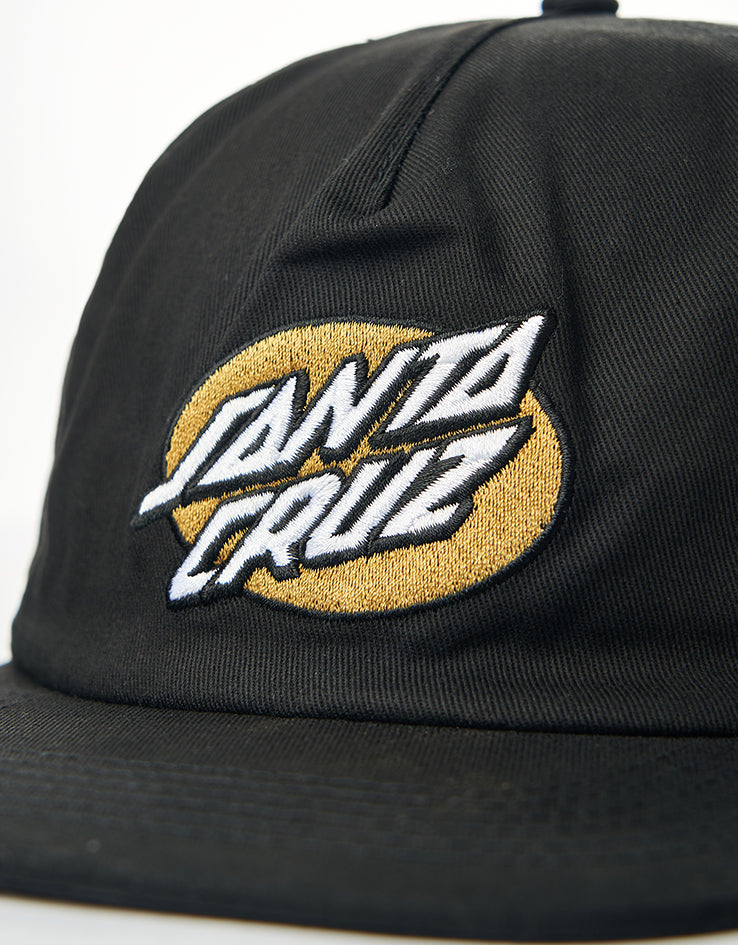 Santa Cruz Knibbs Cryptic Snapback - Black