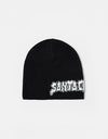 Santa Cruz Punk Strip Beanie - Black