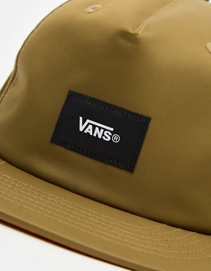 Vans Fremont Unstructured Snapback Cap - Olive Brown