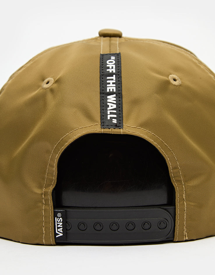 Vans Fremont Unstructured Snapback Cap - Olive Brown