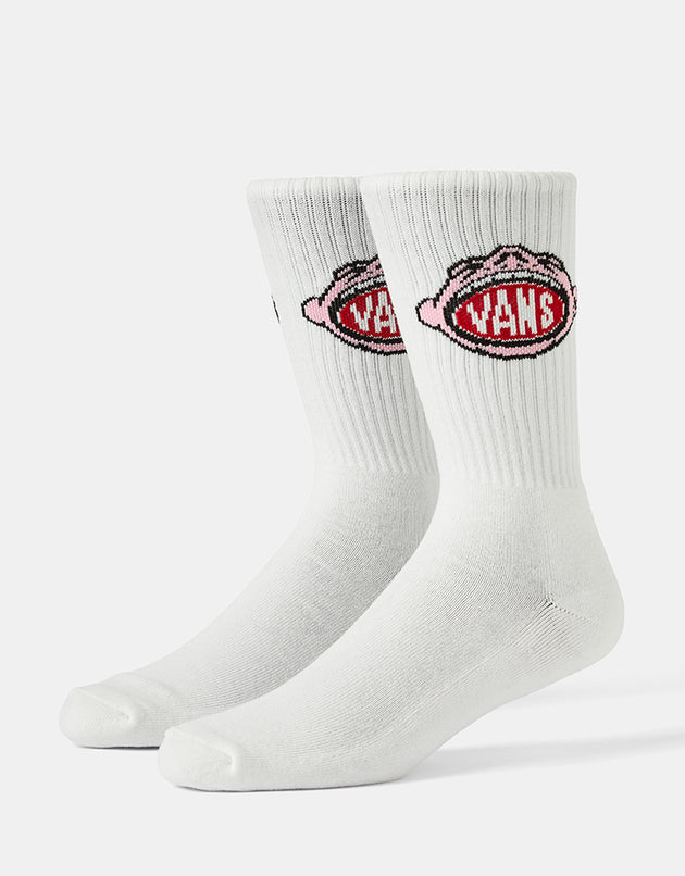 Vans Aldezo Crew Socks - White