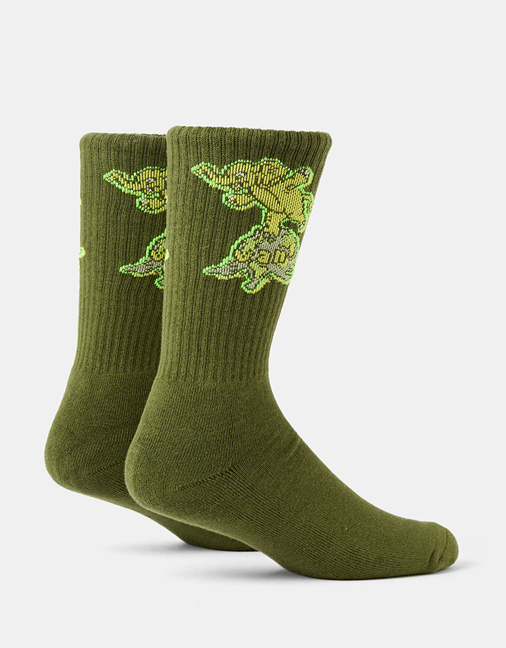 Vans Aldezo Crew Socks - Green Balsam