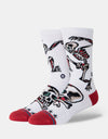 Stance x Bert Krak Skeleton Crew Socks - White