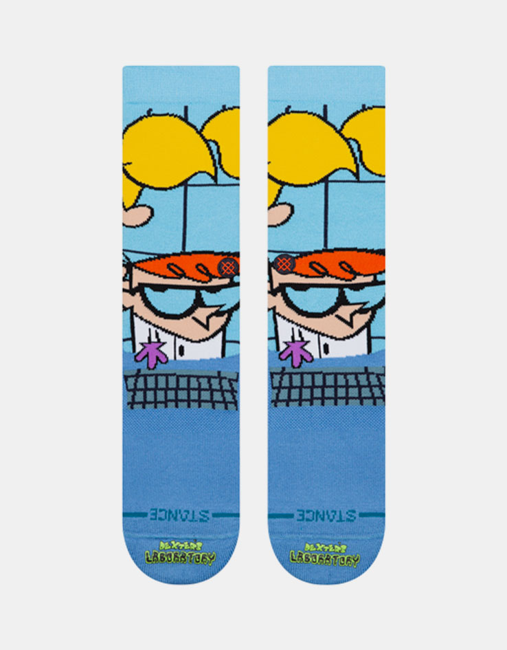 Stance x Cartoon Network Dexters Crew Socks - Blue