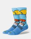 Stance x Cartoon Network Dexters Crew Socks - Blue