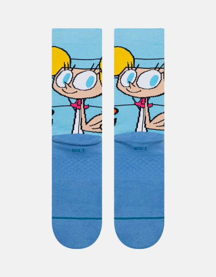 Stance x Cartoon Network Dexters Crew Socks - Blue