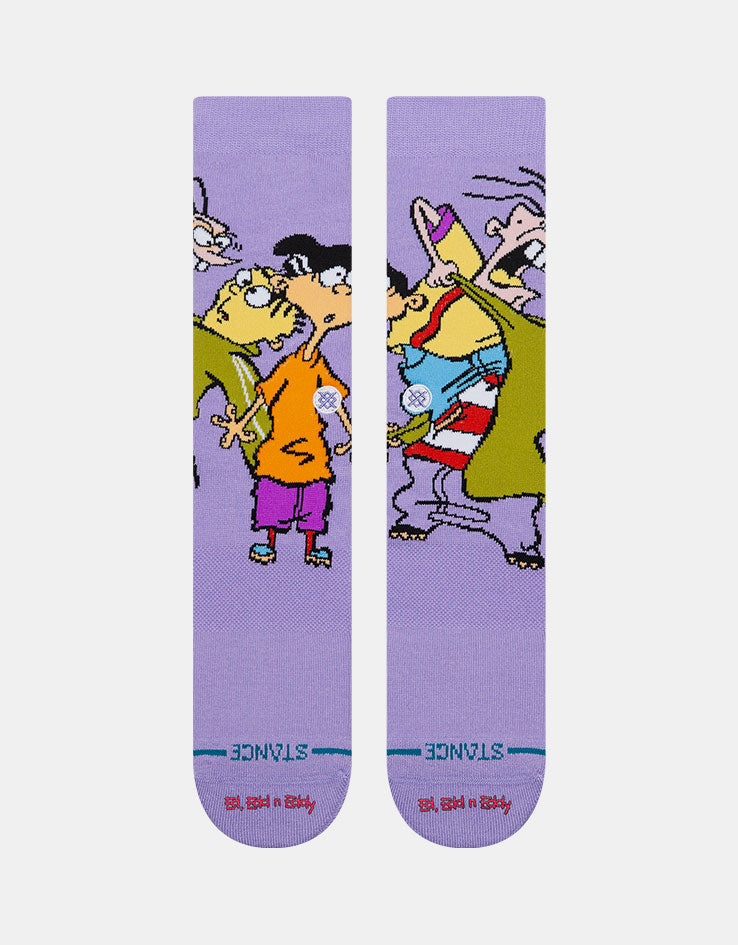 Stance x Cartoon Network Ed Edd Eddy Crew Socks - Purple