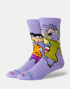 Stance x Cartoon Network Ed Edd Eddy Crew Socks - Purple