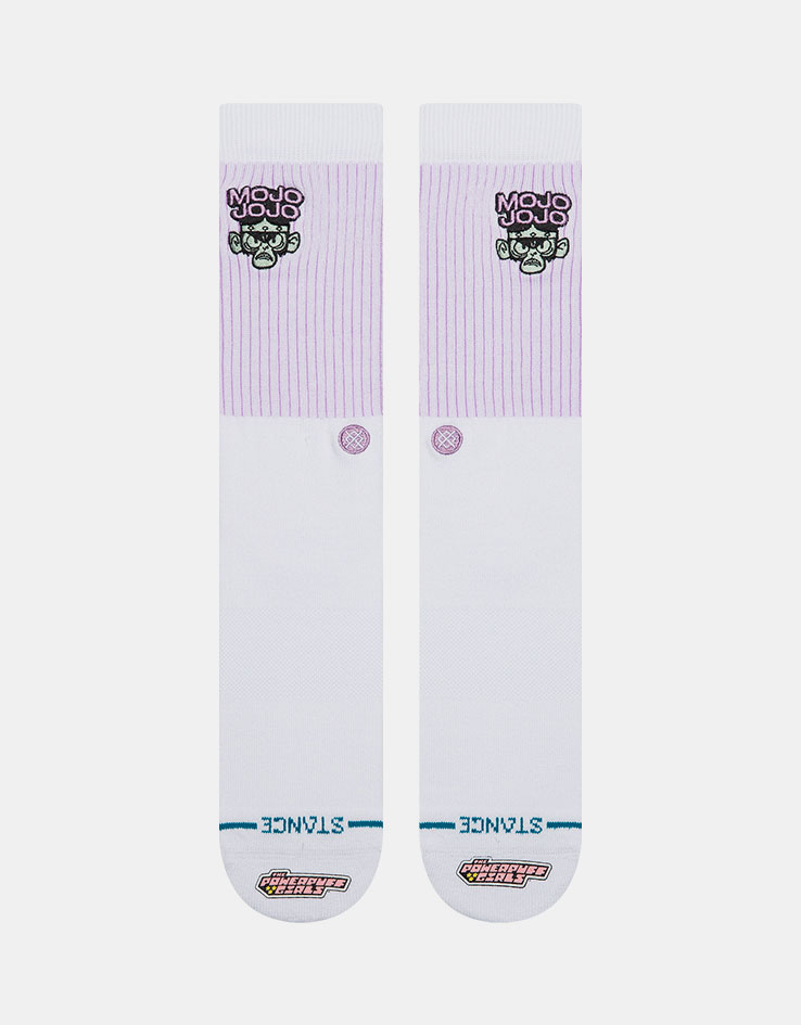 Stance x Cartoon Network Mojo Jojo Crew Socks - White