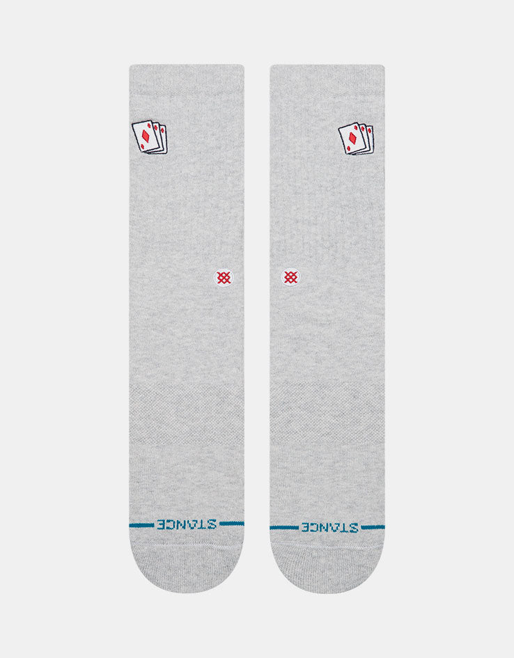 Stance Hit Me Crew Socks - Heather Grey
