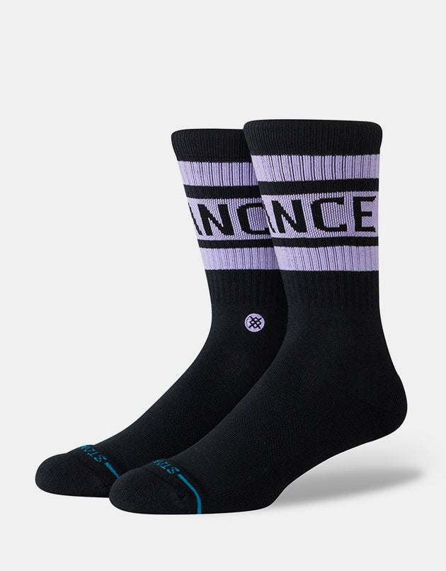 Stance Boyd Crew Socks - Purple Band