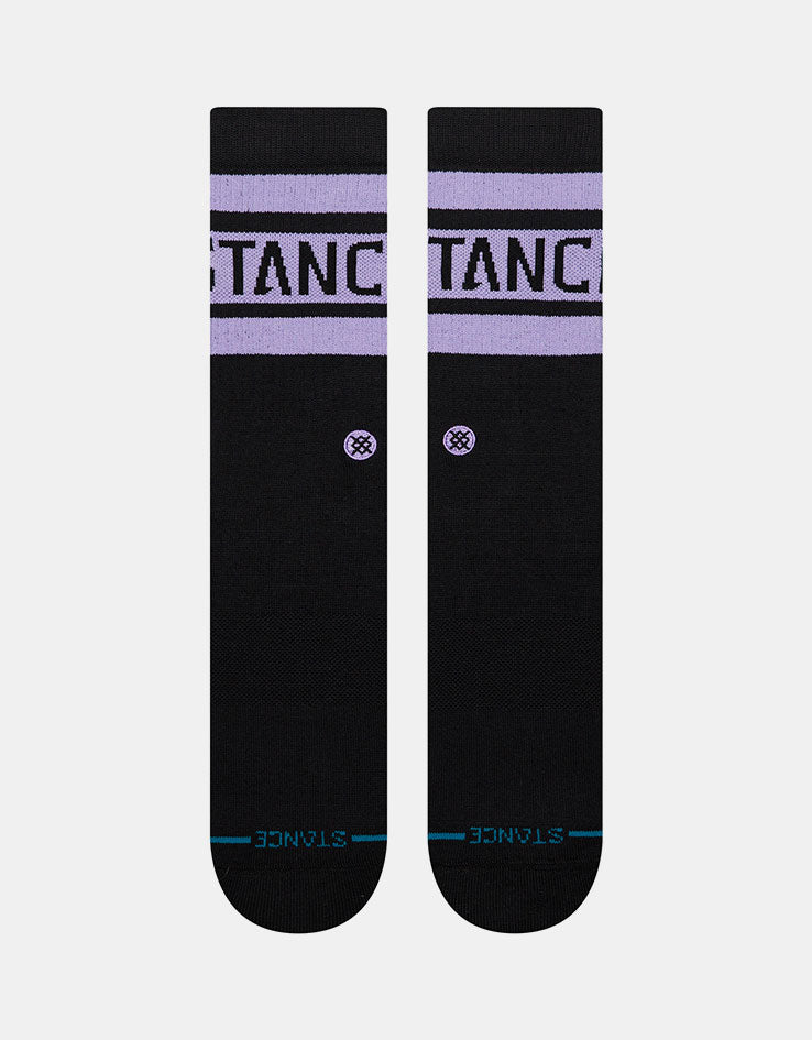 Stance Boyd Crew Socks - Purple Band