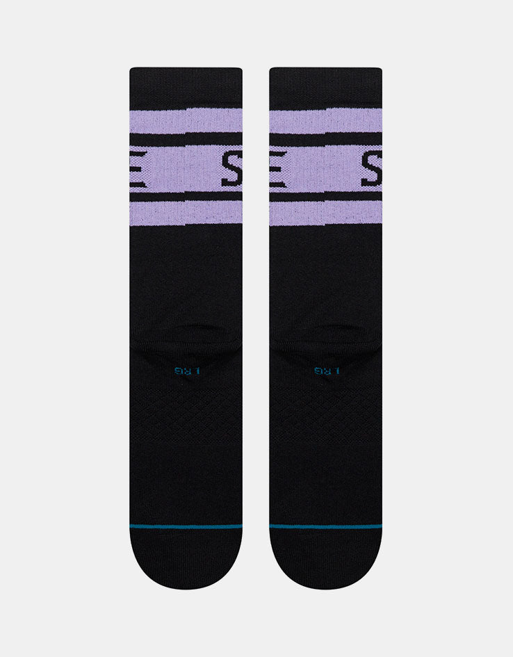 Stance Boyd Crew Socks - Purple Band