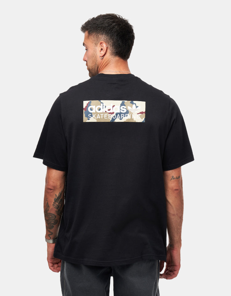 adidas FSBS Camo T-Shirt - Black, view 1