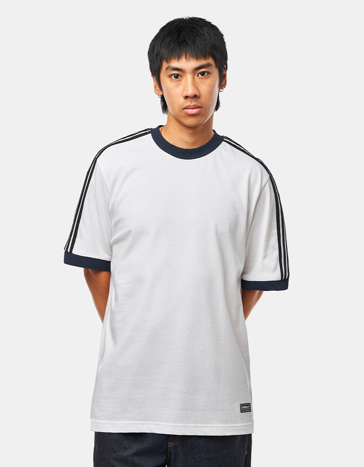 adidas FSBS Ringer T-Shirt - White/Aurora Ink, view 1