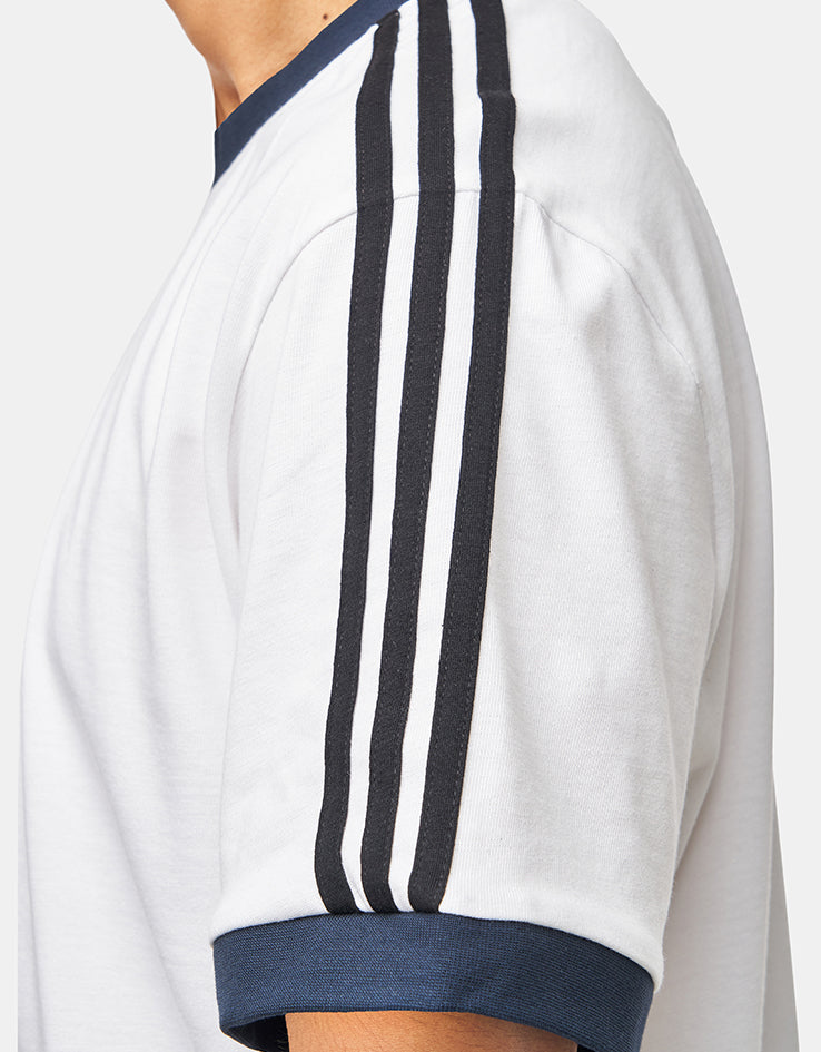 adidas FSBS Ringer T-Shirt - White/Aurora Ink