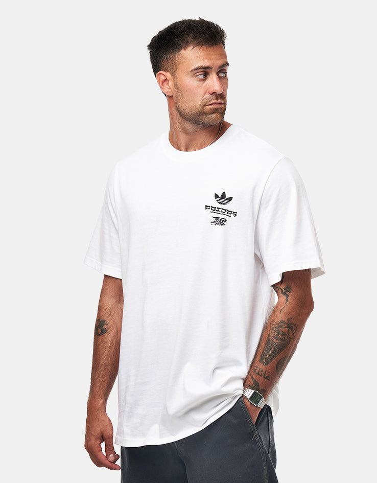 adidas TOS Crane T-Shirt - White/Black