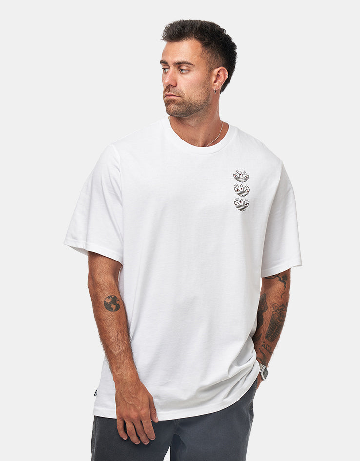 adidas TOS Curb T-Shirt - White/Multi