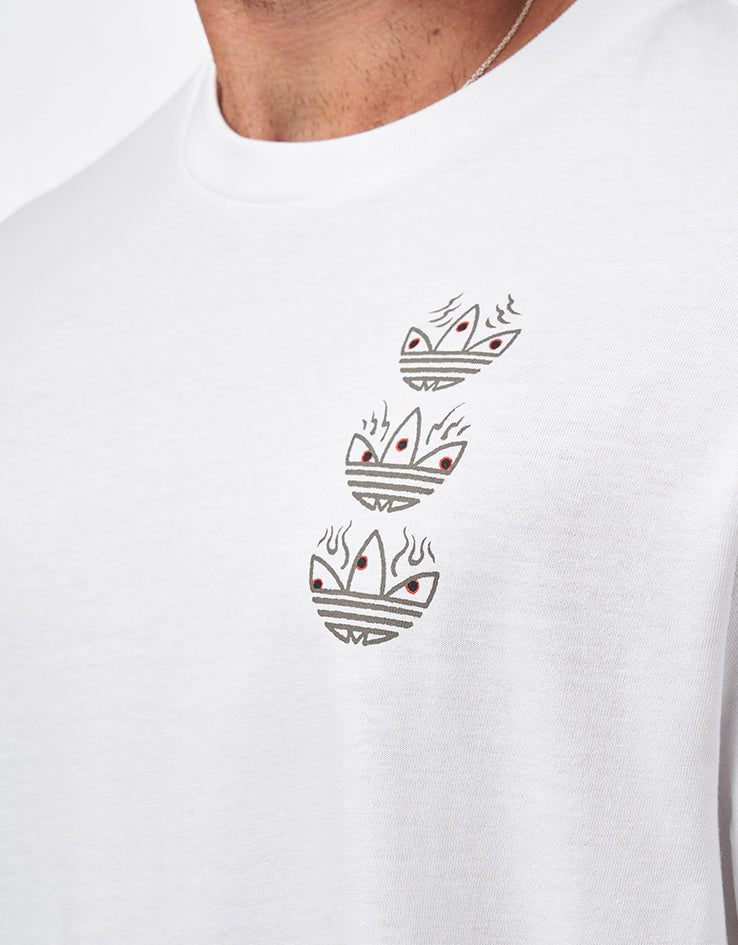 adidas TOS Curb T-Shirt - White/Multi