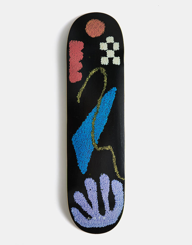 Skateboard Cafe April Black Skateboard Deck - 8.1"