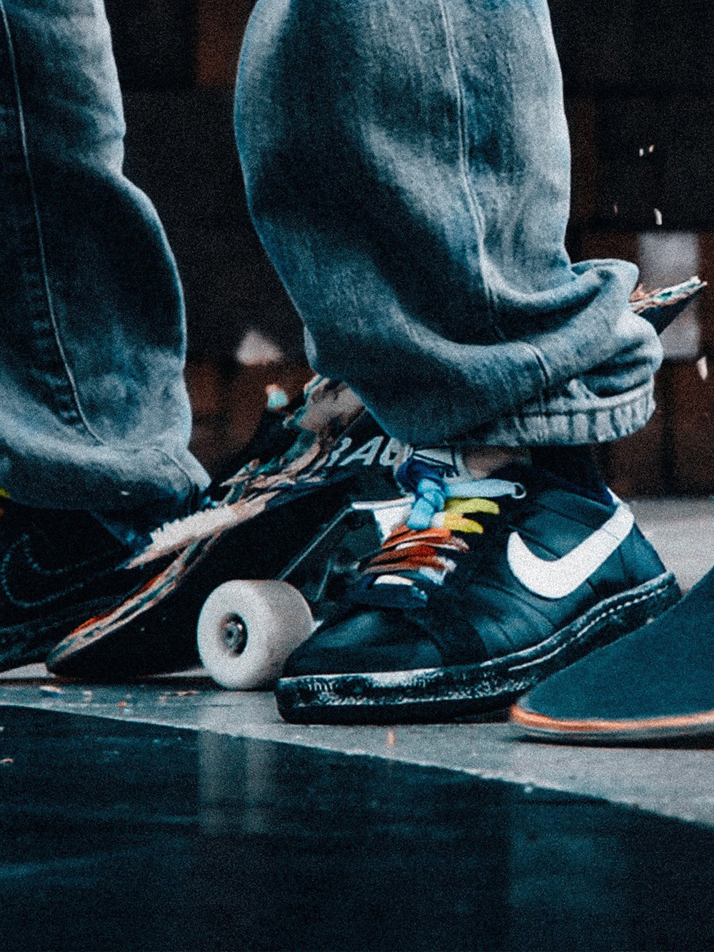 Nike SB -Rassvet- Zoom Tennis Classic QS Skate Shoes - Blue Void/Blue
