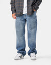 Carhartt WIP Marlow Pant - Blue (Marble Used Wash)