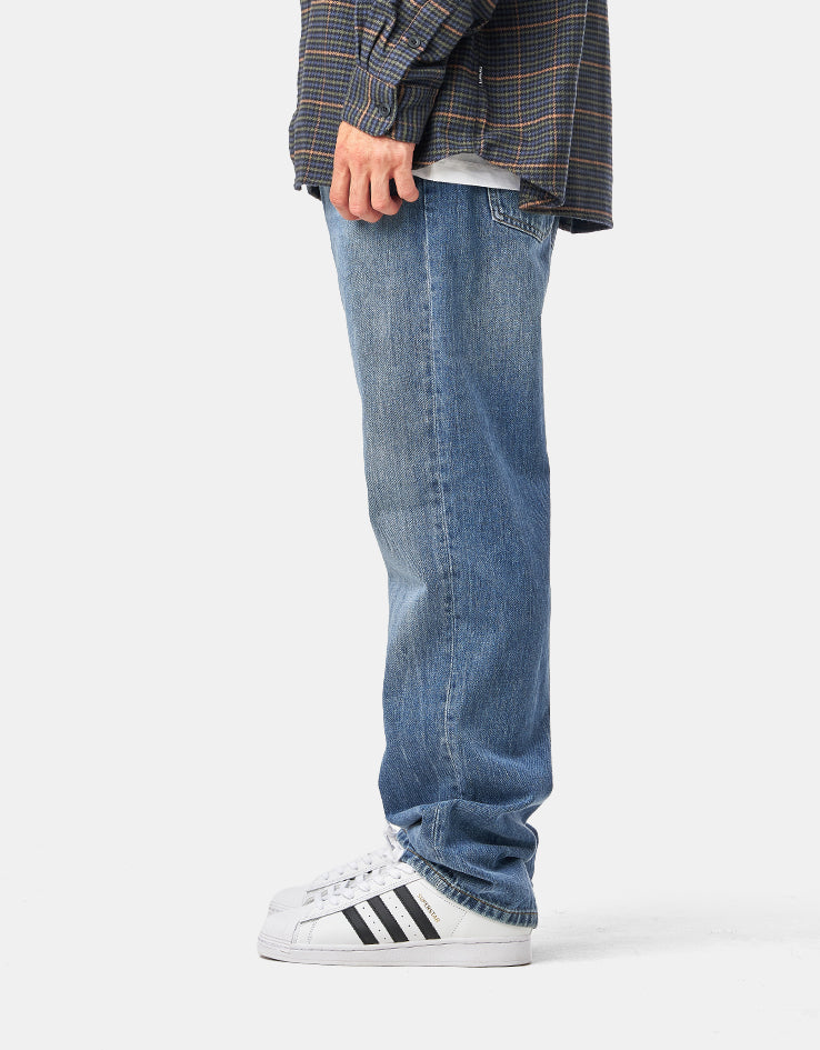 Carhartt WIP Marlow Pant - Blue (Marble Used Wash)