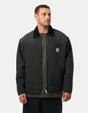 Carhartt WIP OG Detroit Jacket - Raven/Black (Stone Canvas)