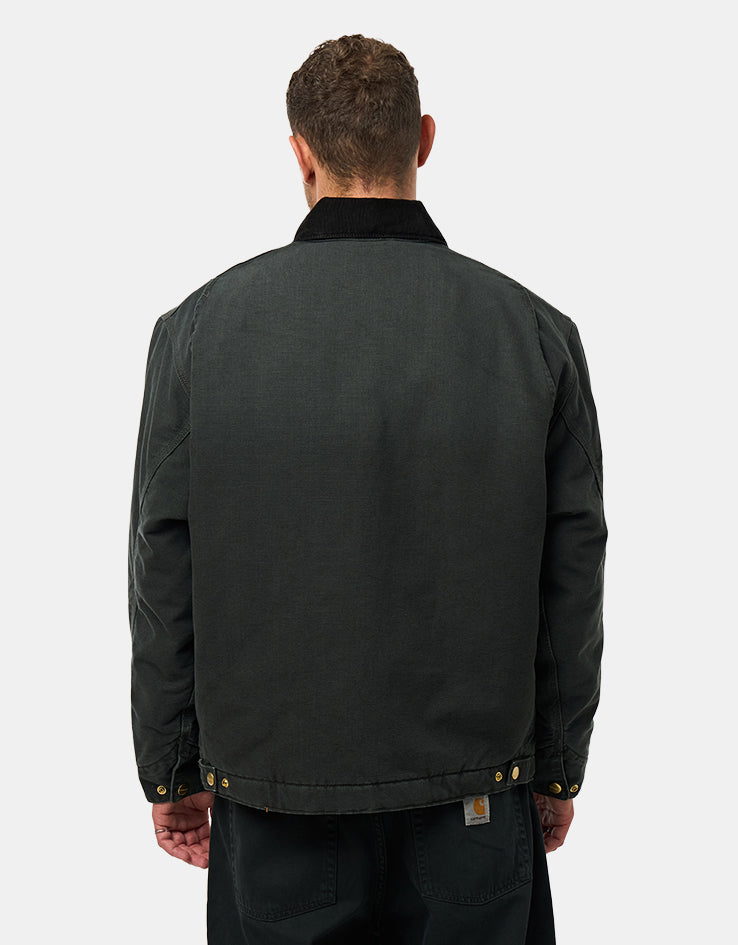 Carhartt WIP OG Detroit Jacket - Raven/Black (Stone Canvas)