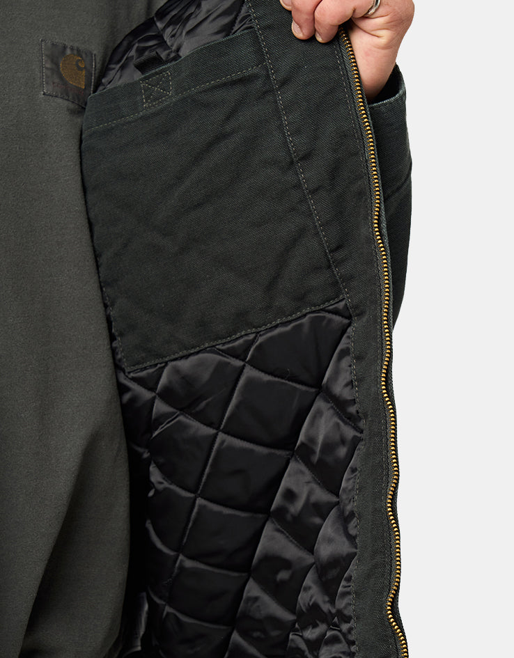 Carhartt WIP OG Detroit Jacket - Raven/Black (Stone Canvas)