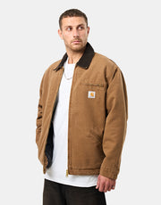 Carhartt WIP OG Detroit Jacket - WIP H Brown/Tobacco (Stone Canvas)