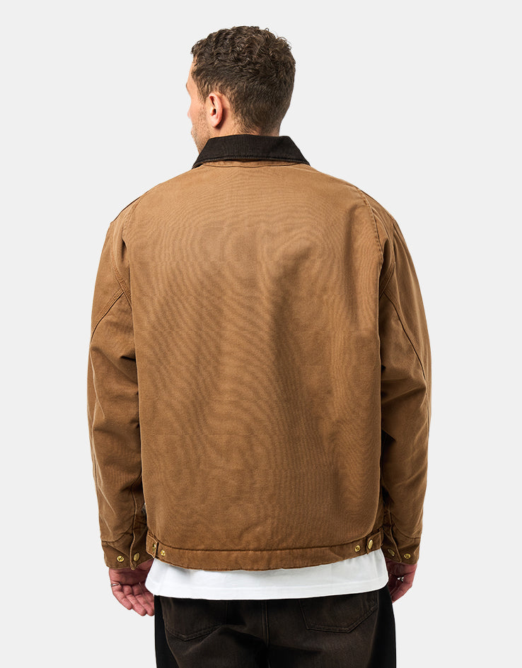 Carhartt WIP OG Detroit Jacket - WIP H Brown/Tobacco (Stone Canvas)