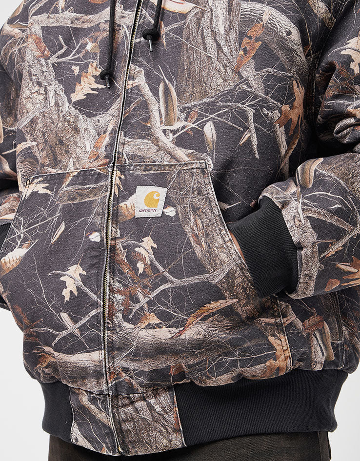Carhartt WIP OG Active Jacket - Camo Feather Tree/Black (Heavy Stone)