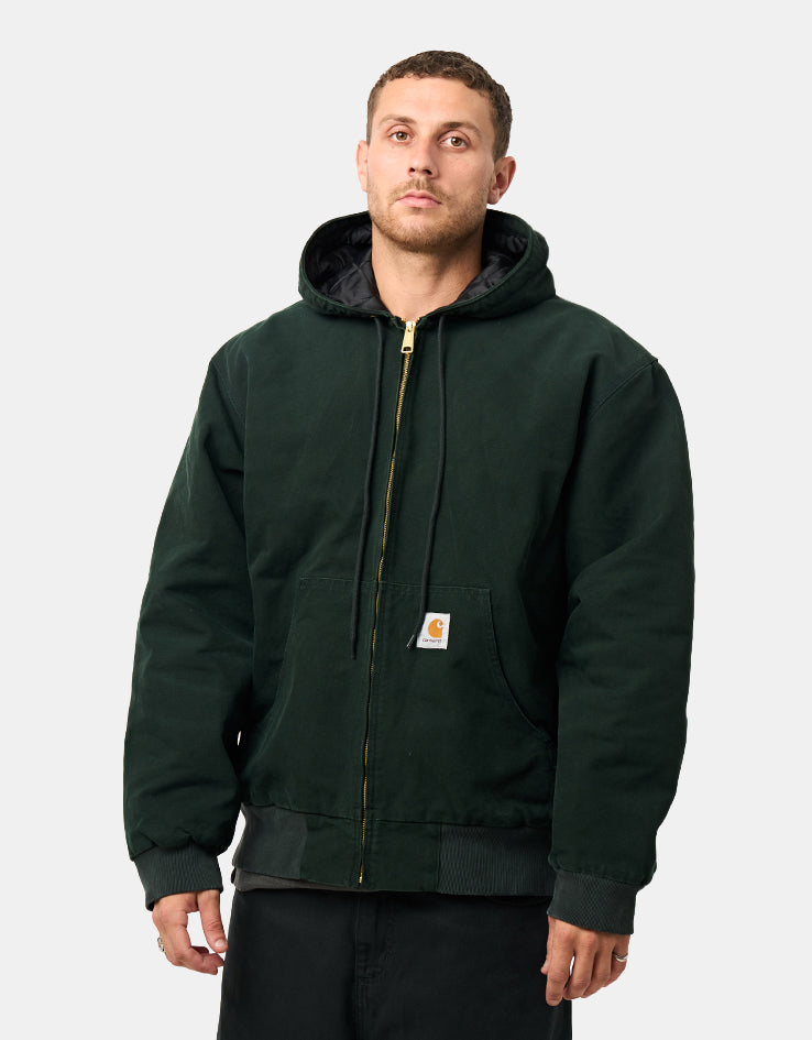 Carhartt WIP OG Active Jacket - Raven (Stone Canvas)