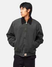 Carhartt WIP OG Santa Fe Jacket - Raven/Black (Stone Canvas)