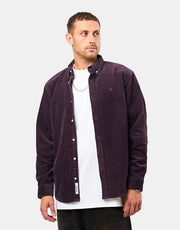 Carhartt WIP L/S Madison Cord Shirt - Cozy Purple