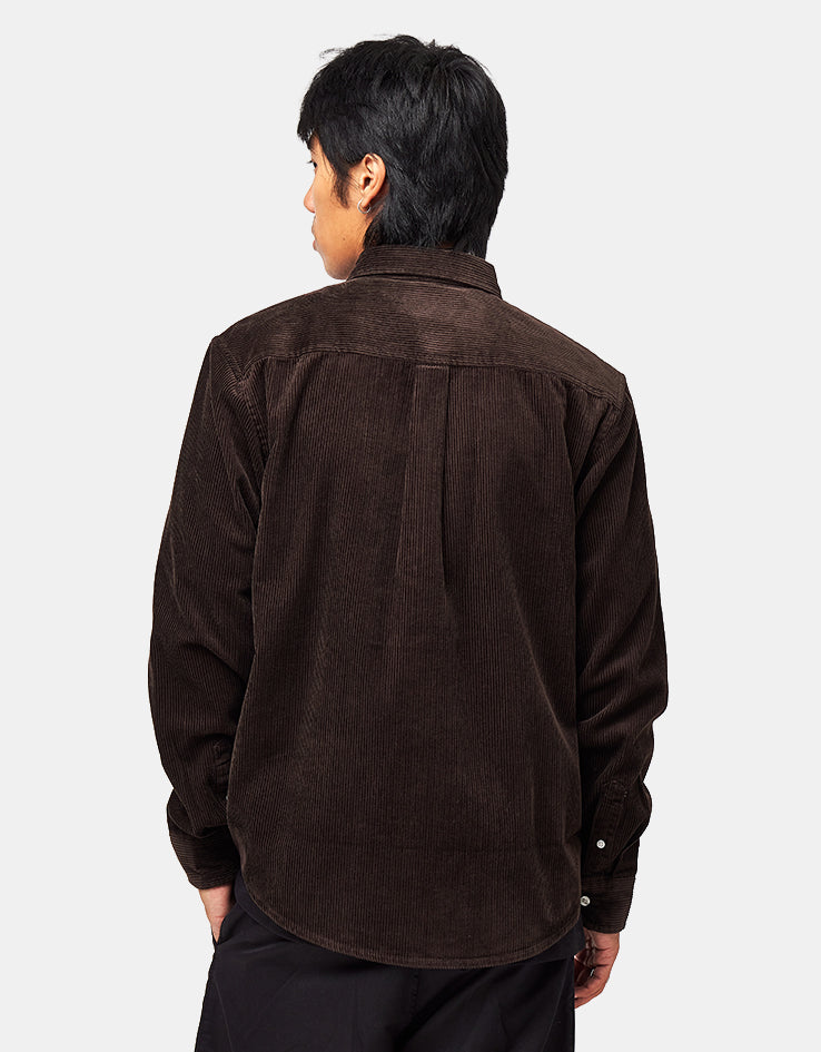 Carhartt WIP L/S Madison Cord Shirt - Tobacco