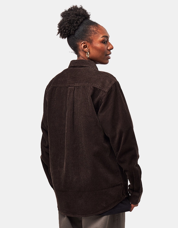 Carhartt WIP L/S Madison Cord Shirt - Tobacco