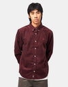 Carhartt WIP L/S Madison Cord Shirt - Amarone