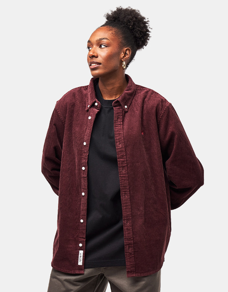 Carhartt WIP L/S Madison Cord Shirt - Amarone