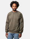 Carhartt WIP Chase Sweat - Shungite/Gold