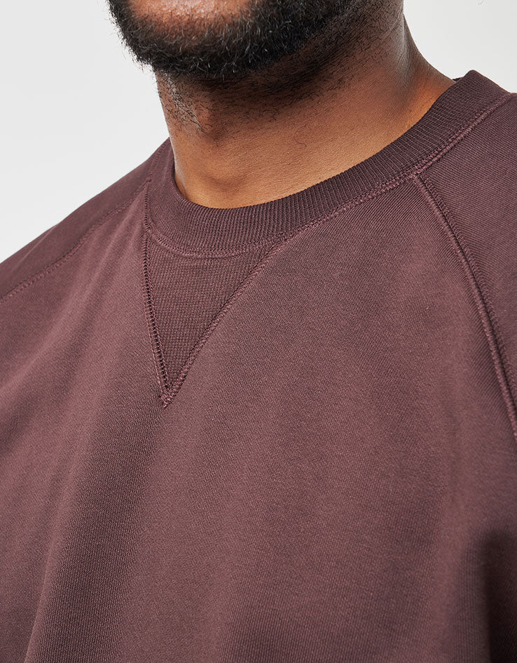 Carhartt WIP Chase Sweat - Palisander/Gold