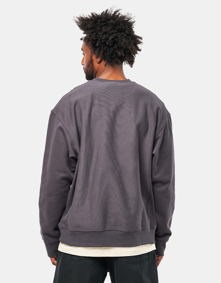 Carhartt WIP American Script Sweat - Graphite
