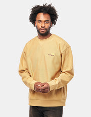 Carhartt WIP American Script Sweat - WIP Dusty H