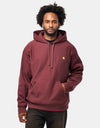 Carhartt WIP Hooded American Script Sweat - Amarone