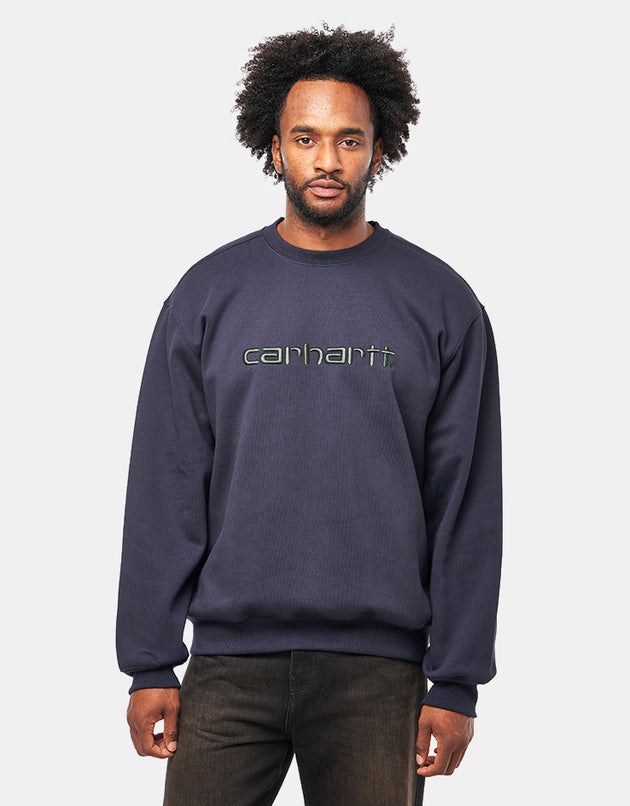 Carhartt WIP Carhartt Sweat - Dark Navy/Dark Scarab