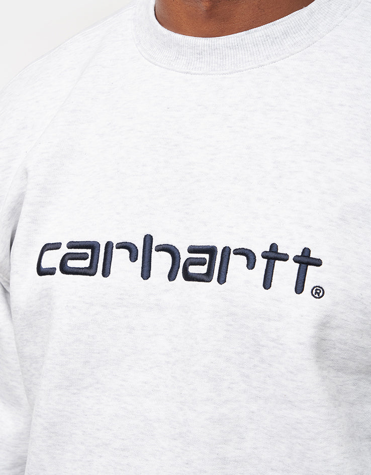 Carhartt WIP Carhartt Sweat - Ash Heather/Graphite