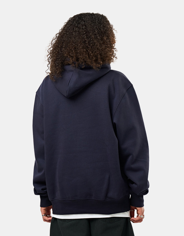 Carhartt WIP Hooded Carhartt Sweat - Dark Navy/Dark Scarab