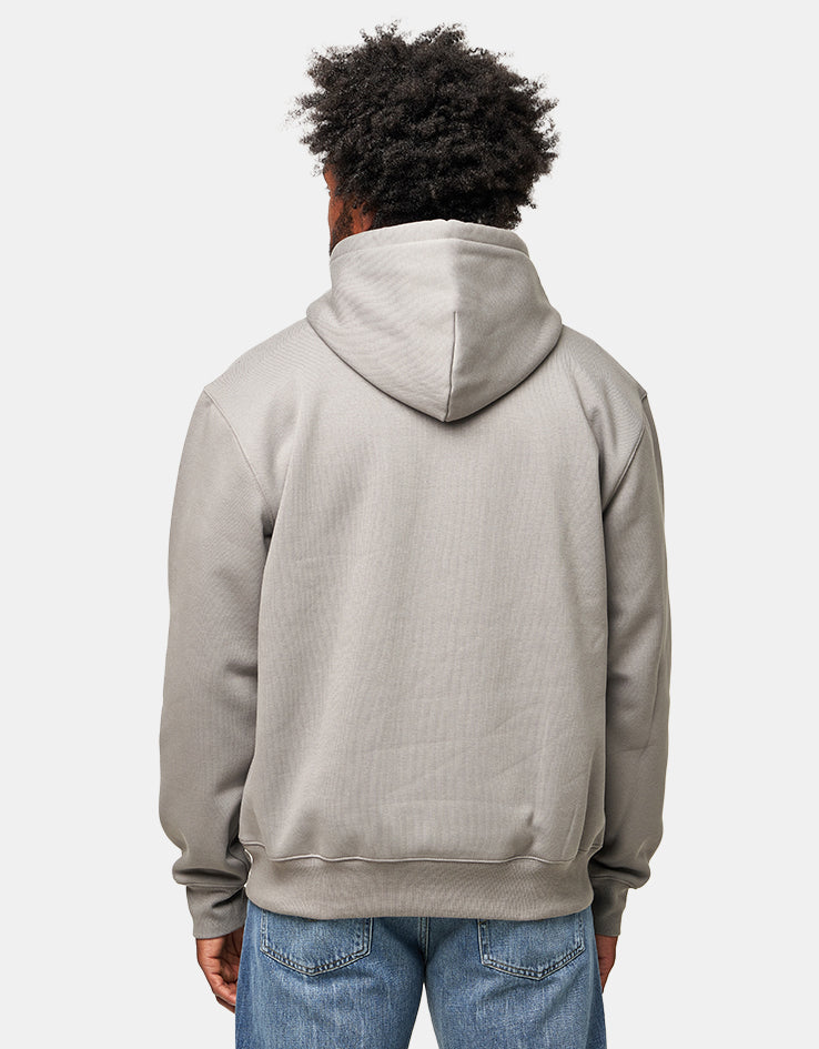 Carhartt WIP Hooded Carhartt Sweat - Shady Grey/Dark Navy